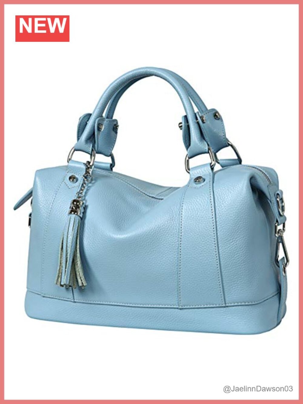 Genuine Leather Satchel Handbag for Women Crossbody Shoulder Bag Tote